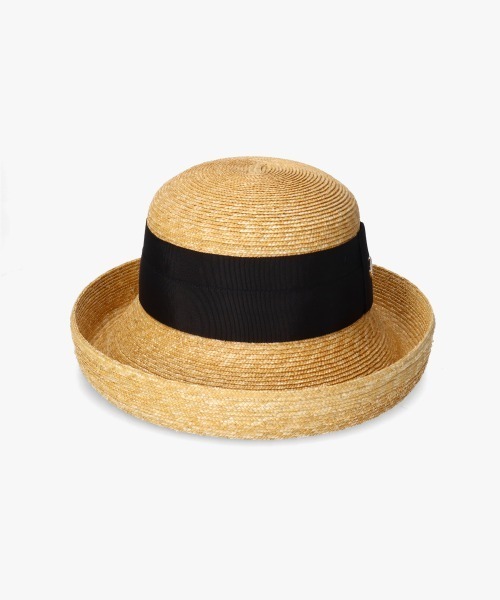 「Chapeau d' O」 ストローハット M/57.5cm ブラック レディース_画像7