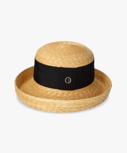 「Chapeau d' O」 ストローハット M/57.5cm ブラック レディース_画像8