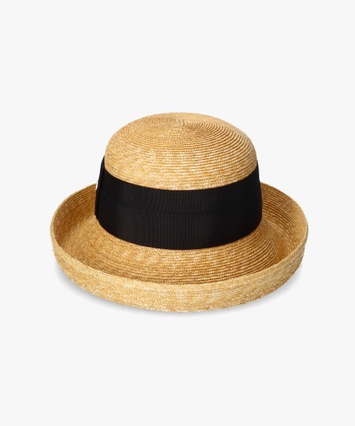 「Chapeau d' O」 ストローハット M/57.5cm ブラック レディース_画像9
