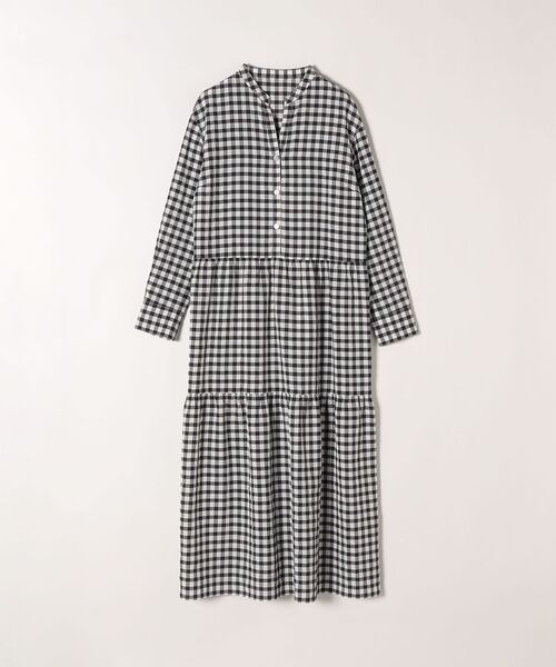 「SHIPS any」 長袖ワンピース ONE SIZE ブラック レディース_画像3