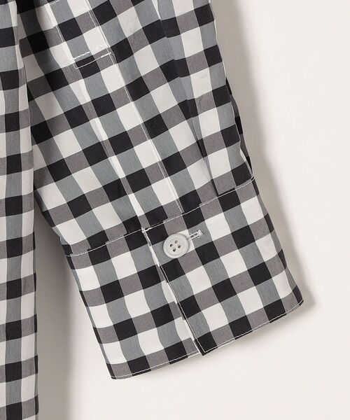 「SHIPS any」 長袖ワンピース ONE SIZE ブラック レディース_画像8