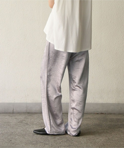 notch. イージーパンツ M ライトグレー レディース : ZOZOTOWN Yahoo