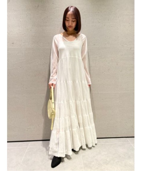 スナイデルワンピース SNIDEL（スナイデル） ニットワンピース FREE ホワイト レディース