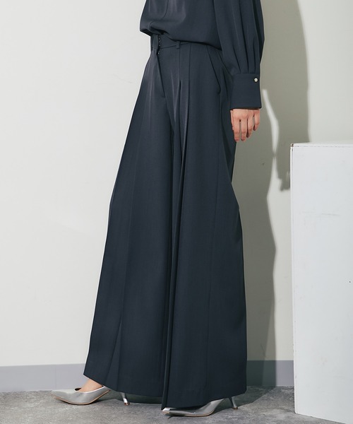 「SMILE ORCHID」 スラックス S ブラック レディース_画像2