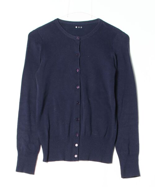 kolor 23AW ネイビー ドッキング ニットカーディガン Diosfront カーディガン デニムドッキングニットカーディガン