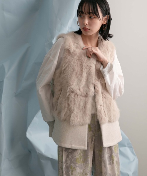 「Eimee Law」 ベスト 38 チャコールグレー レディース_画像9