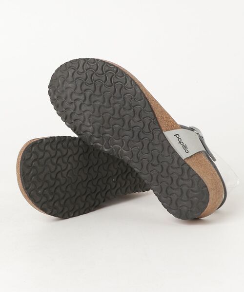「BIRKENSTOCK」 ヒールサンダル 37 シルバー レディース_画像3