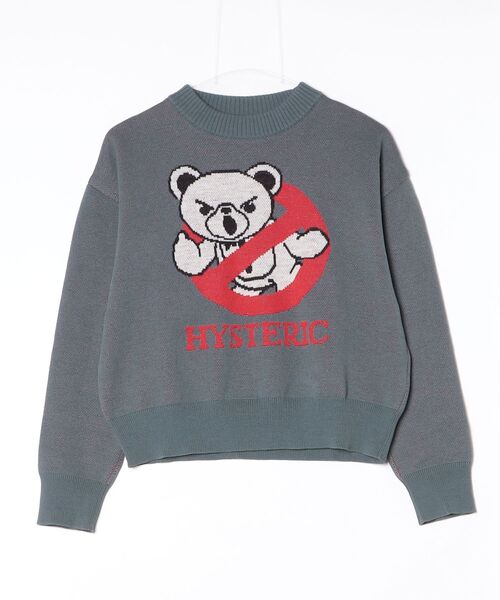 HYSTERIC GLAMOUR（ヒステリックグラマー） 長袖ニット FREE グレー