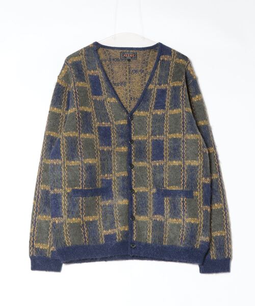 24AW 定価33,000円 ビームス プラス ニット カーディガン ジャケット BEAMS+（ビームスプラス） 「BEAMS PLUS」 ニットカーディガン MEDIUM
