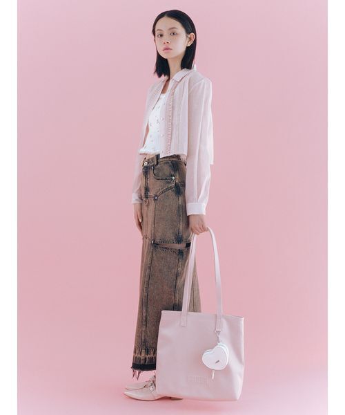 「FURFUR」 トートバッグ F アイボリー レディース_画像3