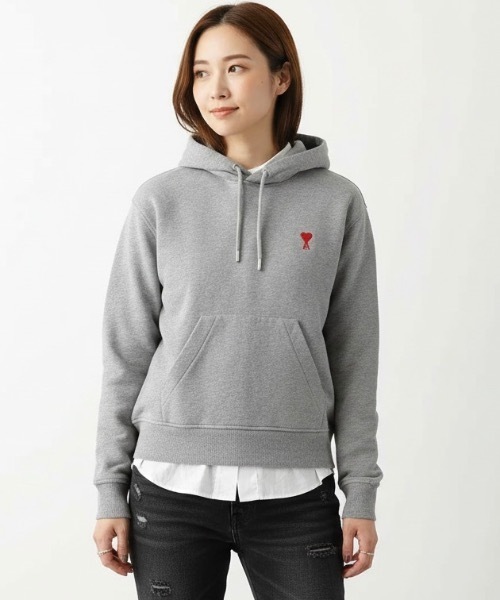 AMI PARIS ハートロゴパーカー AMI Alexandre Mattiussi パーカー AMI PARIS / AMI SMALL HEART LOGO