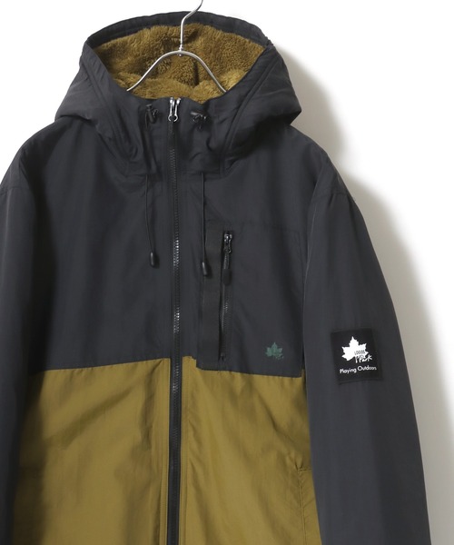 美品 LOGOS ソフトバンクホークス 防水中綿ジャケット マウンテンパーカー LOGOS（ロゴス） マウンテンパーカー L サックスブルー メンズ