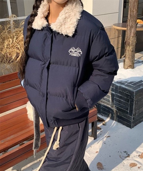 girl　Stone  メッシュダウンジャケット01AW セール】ダイヤキルト中綿ショートジャケット（ダウンジャケット