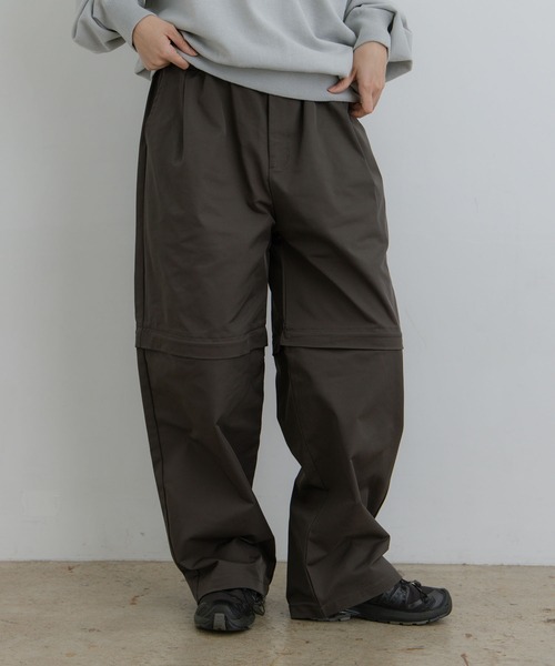flaner パンツ Detachable 2way pants / デタッチャブル2wayパンツ