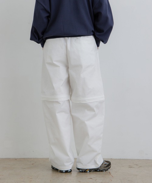 パンツ yae 2way blocking pants flaner パンツ Detachable 2way pants / デタッチャブル2wayパンツ