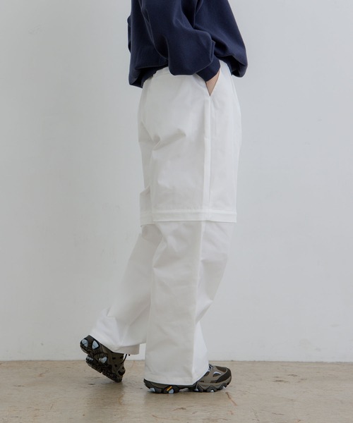 flaner パンツ Detachable 2way pants / デタッチャブル2wayパンツ