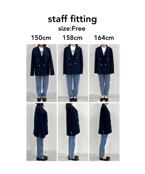 ANGIE テーラードジャケット FREE ブラウン系その他 レディース