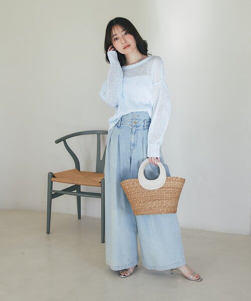 La boutique Bonbon（ラブティックボンボン） かごバッグ カゴバッグ
