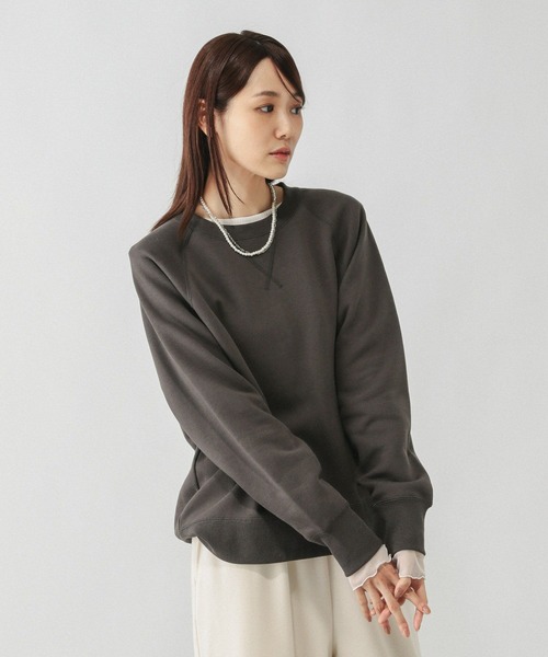 [GLOBAL WORK] тренировочный cut and sewn MEDIUM серый женский 