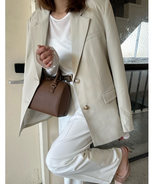 「Re:EDIT」 テーラードジャケット MEDIUM ブラック レディース_画像6