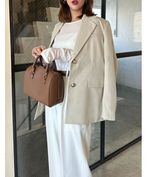 「Re:EDIT」 テーラードジャケット MEDIUM ブラック レディース_画像7