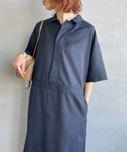 mizuiroind（ミズイロインド） ワンピース ペインターライクワンピース