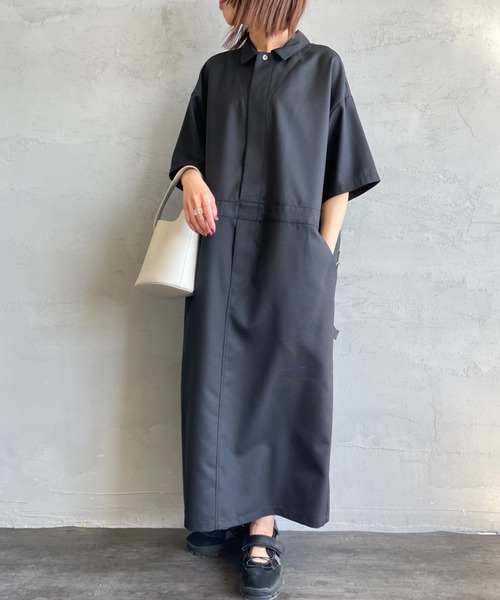 mizuiroind（ミズイロインド） ワンピース ペインターライクワンピース