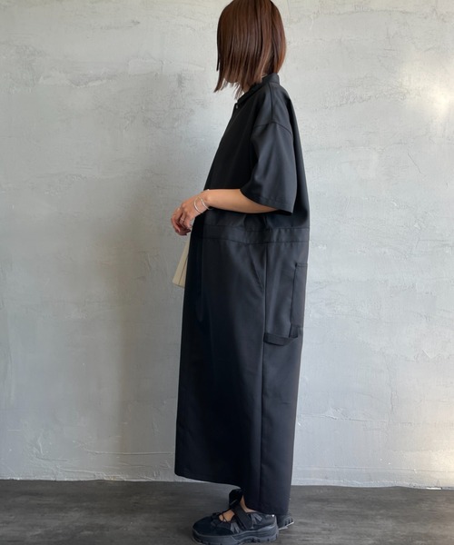 mizuiroind（ミズイロインド） ワンピース ペインターライクワンピース