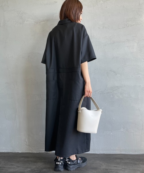 mizuiroind（ミズイロインド） ワンピース ペインターライクワンピース