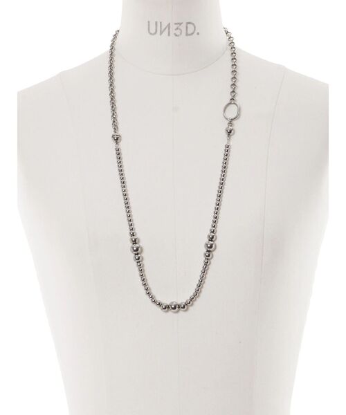 UN3D.（アンスリード） ネックレス 4WAY BALL CHAIN NC2 / 4WAYボール