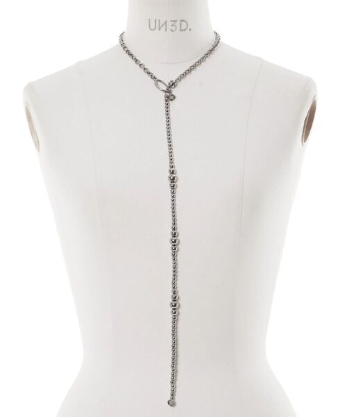 UN3D.（アンスリード） ネックレス 4WAY BALL CHAIN NC2 / 4WAYボール 