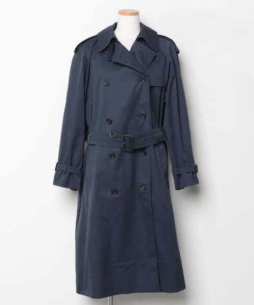 新品★アクアスキュータム トレンチコート　ネイビー Aquascutum（アクアスキュータム） トレンチコート - ネイビー