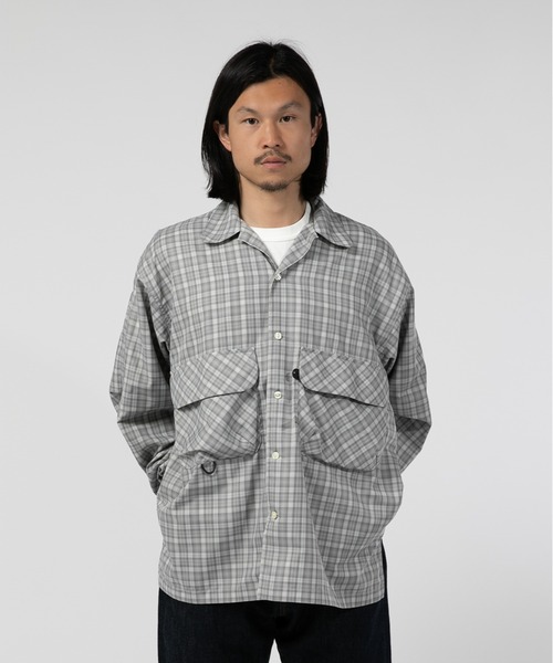 トップス DAIWA PIER TECH SPORTS OPEN COLLAR SHIRT DAIWA PIER39（ダイワ ピア39） シャツ TECH SPORTS OPEN COLLAR SHIRT