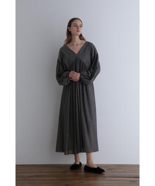 「LE PHIL」 長袖ワンピース 1 レッド レディース_画像3