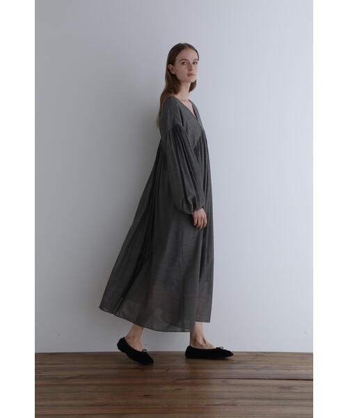 「LE PHIL」 長袖ワンピース 1 レッド レディース_画像4