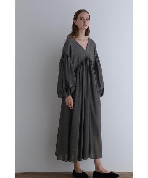 「LE PHIL」 長袖ワンピース 1 レッド レディース_画像5