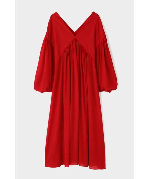 「LE PHIL」 長袖ワンピース 1 レッド レディース_画像7