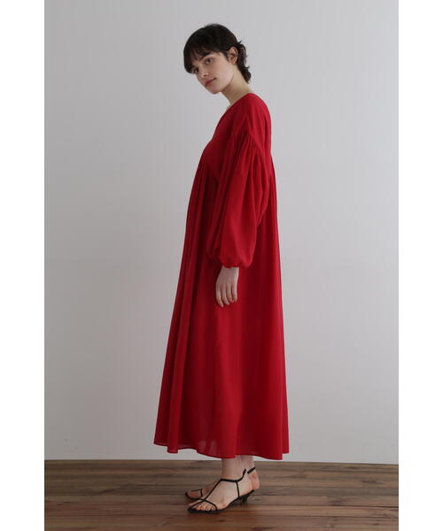 「LE PHIL」 長袖ワンピース 1 レッド レディース_画像9