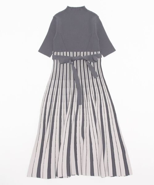 「MERCURYDUO」 ニットワンピース SMALL ベージュ レディース_画像3