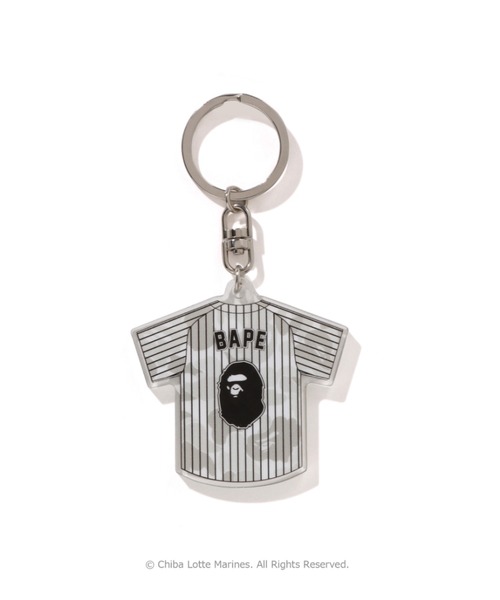 A BATHING APE（アベイシングエイプ） キーホルダー BAPE X CHIBA