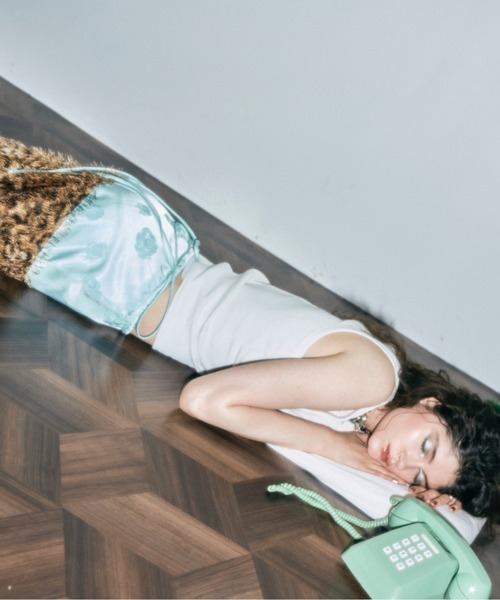 「musubore」 ロングスカート 1 シルバー レディース_画像8