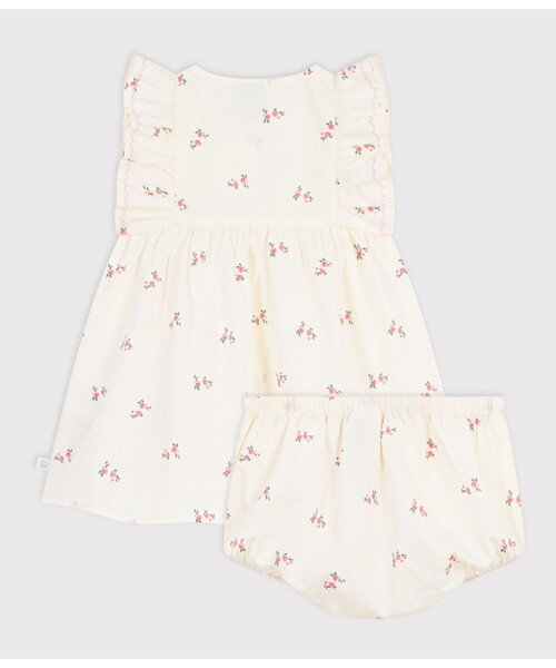 PETIT BATEAU（プチバトー） ワンピース フラワープリントワンピース 