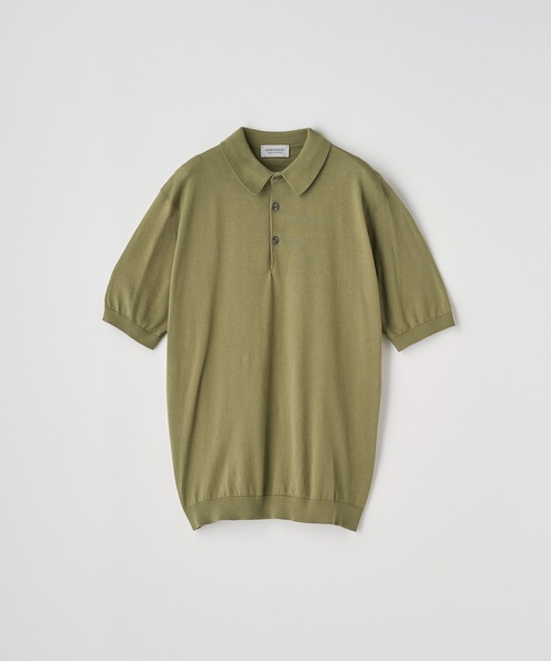 JOHN SMEDLEY（ジョンスメドレー） ポロシャツ 半袖コットンニット