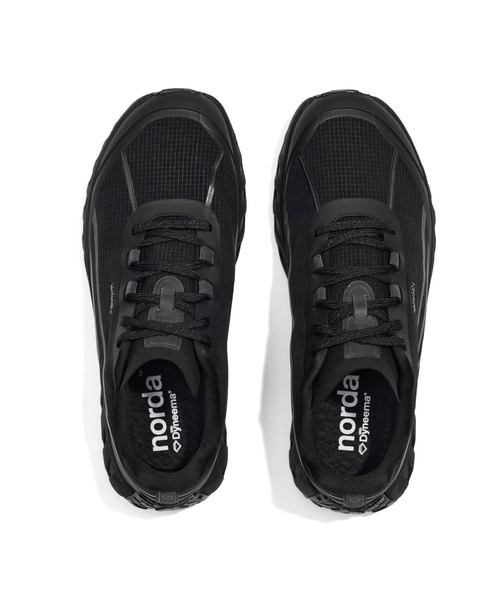 スニーカー norda「ノルダ」- トレイルランニング スニーカー メンズ「MENS NORDA002 Stealth Black ステルスブラック」の画像