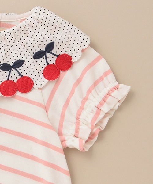 「baby cheer」 「KIDS」半袖カットソー 90cm オフホワイト キッズ_画像4