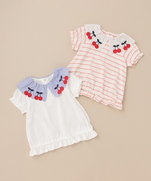 「baby cheer」 「KIDS」半袖カットソー 90cm オフホワイト キッズ_画像8