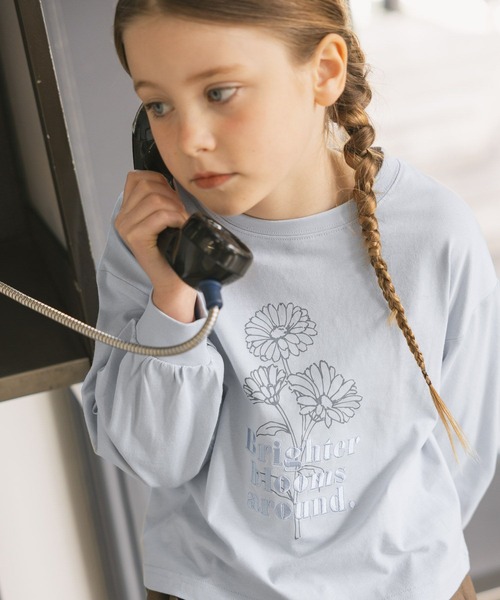 GLOBAL WORK（グローバルワーク） tシャツ ヘビロッTEEモチーフ長袖