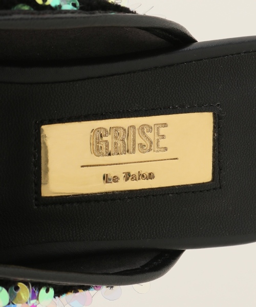 「GRISE」 ミュール LARGE イエロー レディース_画像8