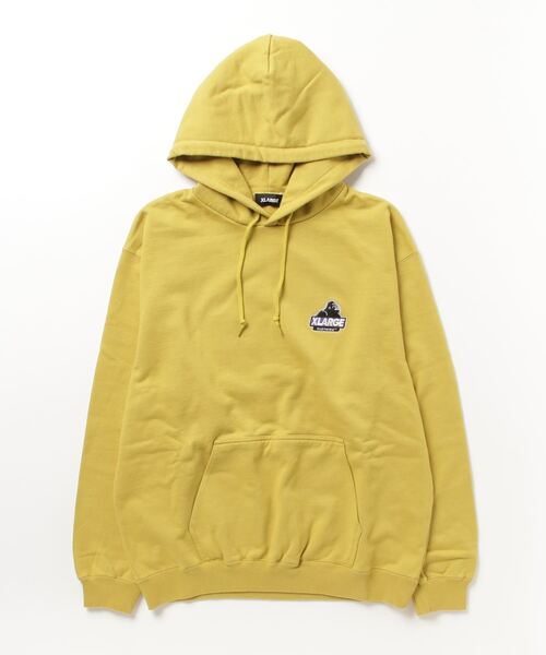 「XLARGE」 プルオーバーパーカー X-LARGE マスタード メンズの画像
