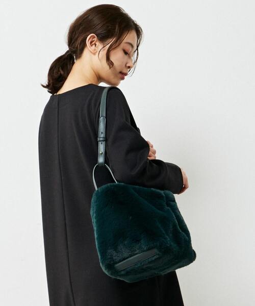 「MELROSE claire」 2WAYバッグ FREE グレー レディース_画像3